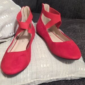 Herstyle Vibrant Red Flats